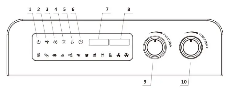 kogan KA23LSSFRYA 23L 1700W Digital Air Fryer Oven FIG 2