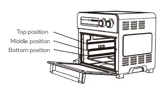 kogan KA23LSSFRYA 23L 1700W Digital Air Fryer Oven FIG 4