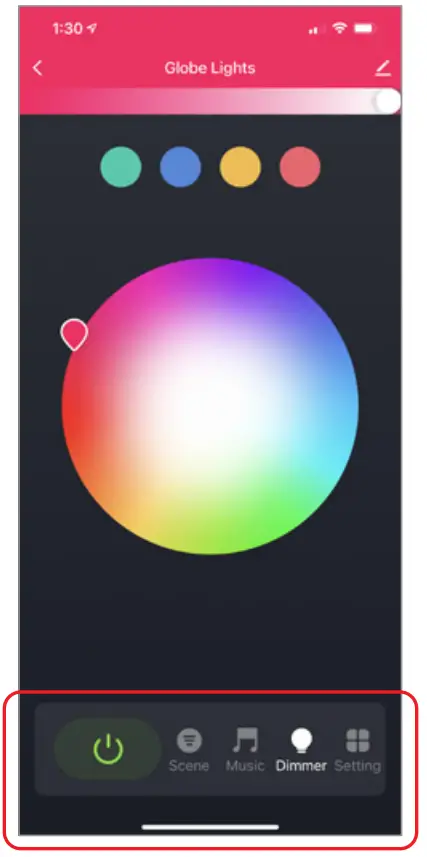 SMART POINT MSL8V2 SmartIndoor Mini Globe String Lights - app 5