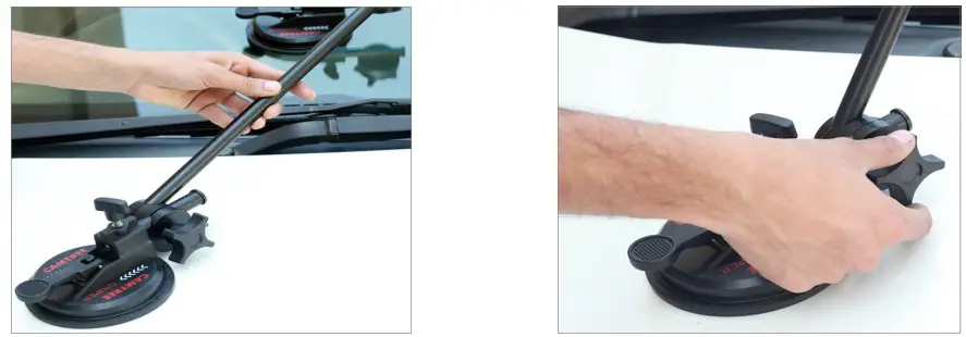CAMTREE C-G-10 Gripper Car Suction Mount- aluminum rod