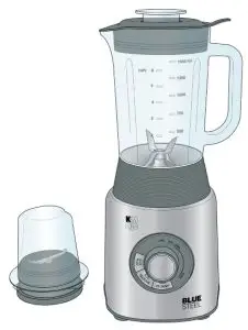 SQ professional K Mojo Blue Steel Blender - FEATURES 2