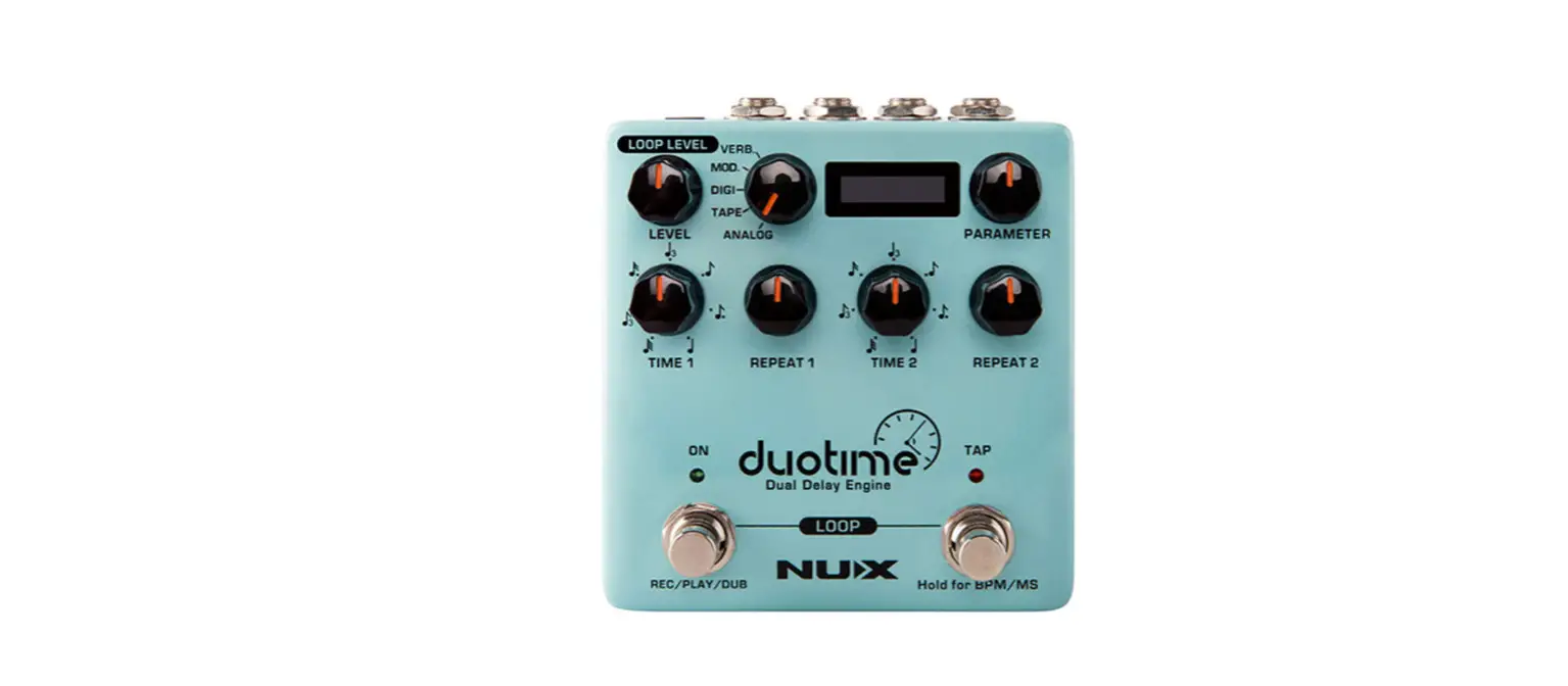 Nux Ndd-6 Duotime Dual Delay Engine Reverb Owner's Manual