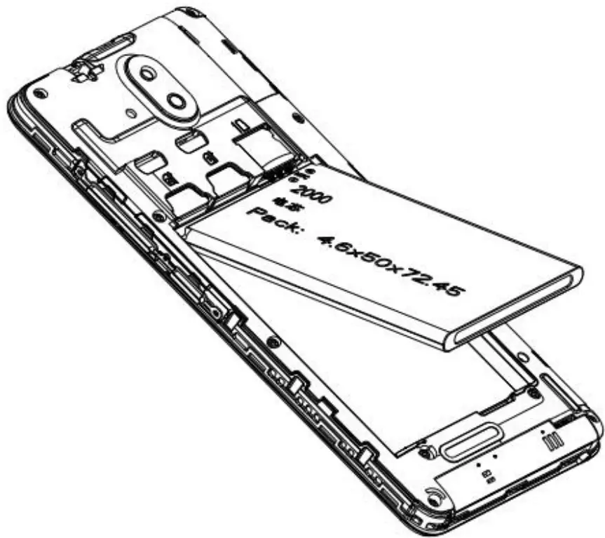 Mobiwire QPNNEKA Smartphone - card installation 2