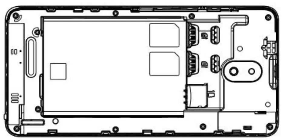Mobiwire QPNNEKA Smartphone - card installation