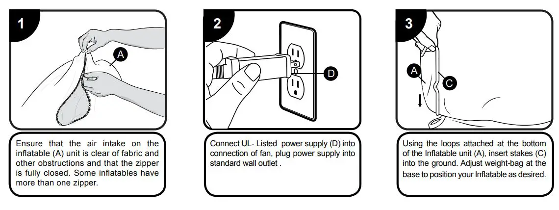 GEMMY AIRBLOWN INFLATABLE Foot Snowman with Tophat and Scarf LED 2