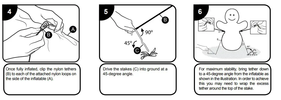 GEMMY AIRBLOWN INFLATABLE Foot Snowman with Tophat and Scarf LED 3
