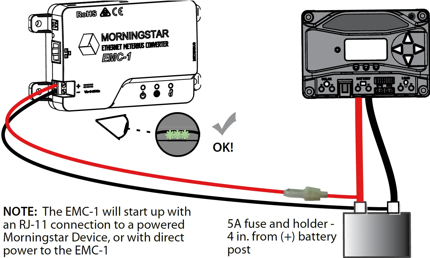 Connecting the Power Wires