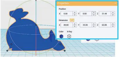 XYZPRINTING 3D Printer Da Vinci nano - Printing 1