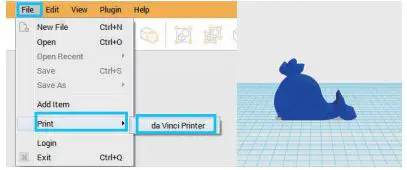 XYZPRINTING 3D Printer Da Vinci nano - Printing 2