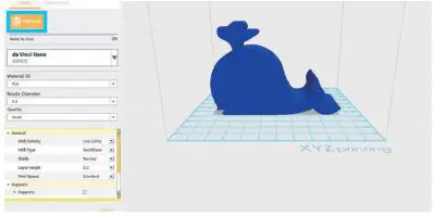 XYZPRINTING 3D Printer Da Vinci nano - Printing 3