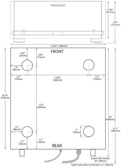 Chassis Illustration and Dimensions
