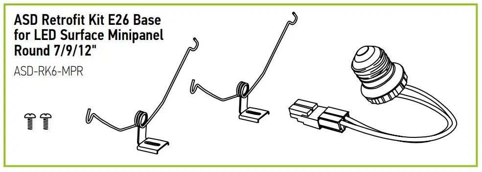 ASD MPR 9N18CC MS WH 9 Inch Flush Mount LED Ceiling Light Fixture- fig3