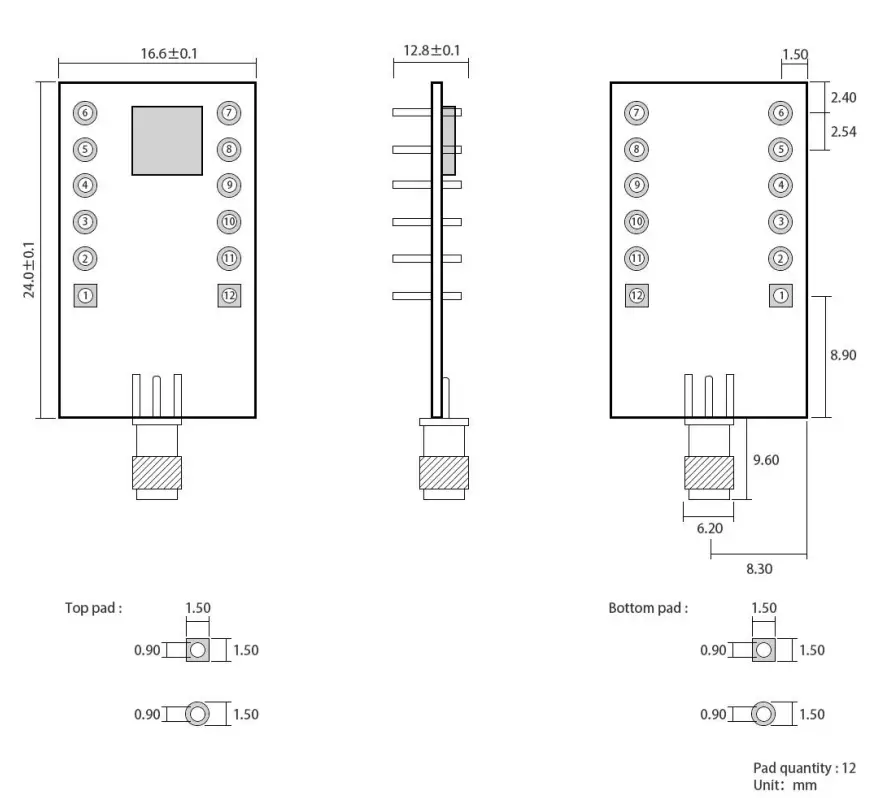 EBYTE E10 433MD SMA SI4463 433MHz 100mW DIP Wireless Module - definition