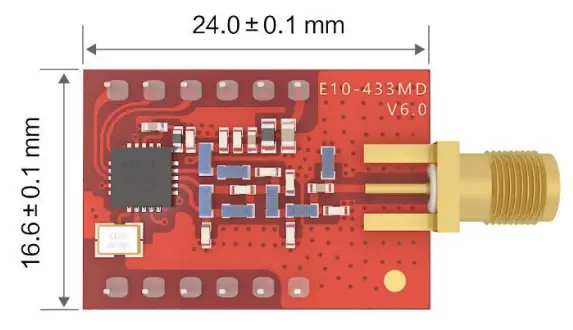 EBYTE E10 433MD SMA SI4463 433MHz 100mW DIP Wireless Module