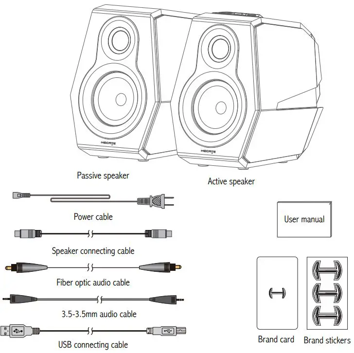 EDIFIER EDF131 Gaming Speakers FIG1