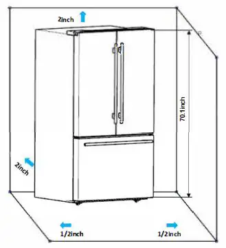 FORTE 450 Series FFD27ESSSS 36-Inch-French-Door-Refrigerator-fig-2