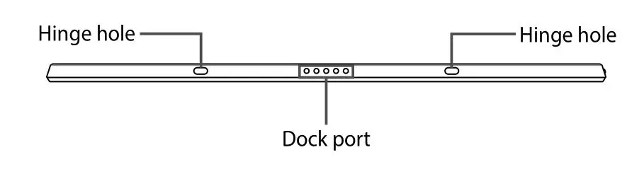 ASUS E17741 CM3000DVA Chromebook - Bottom View