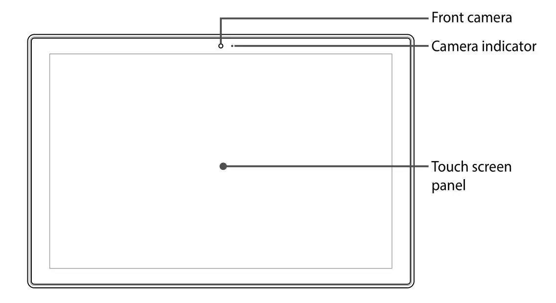 ASUS E17741 CM3000DVA Chromebook - Front View