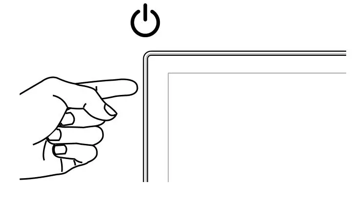 ASUS E17741 CM3000DVA Chromebook - Press the power button