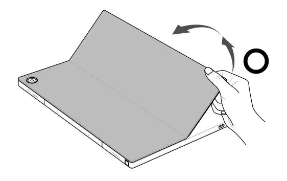 ASUS E17741 CM3000DVA Chromebook - Remove the stand