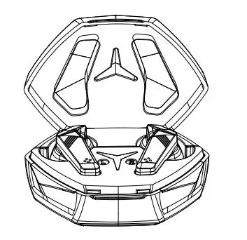 RUSAM TWS-GA33 Wireless Bluetooth Earphones 6