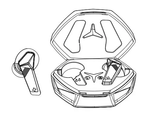 RUSAM TWS-GA33 Wireless Bluetooth Earphones 8