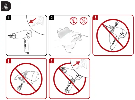 GRUNDIG HD 3980 Ionic Hair Dryer - fig2