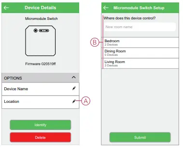 Configuring the device
