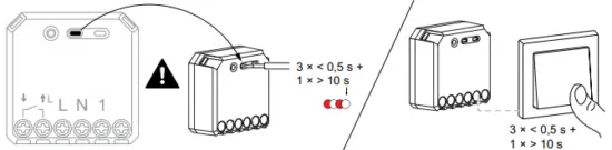 Resetting the device manually