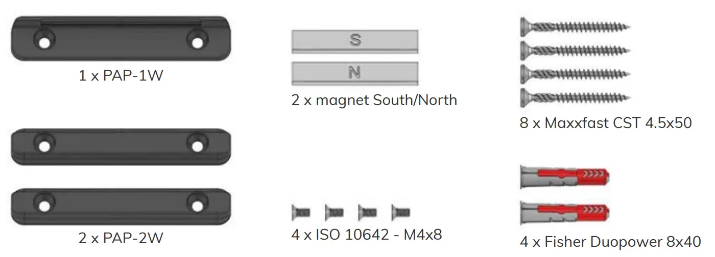 PortaPivot V2 NL Self Closing Pivot Hinge Systems - fig
