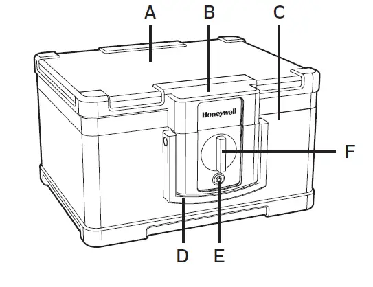 Honeywell 1532 Waterproof Fire Chest-FIG 3