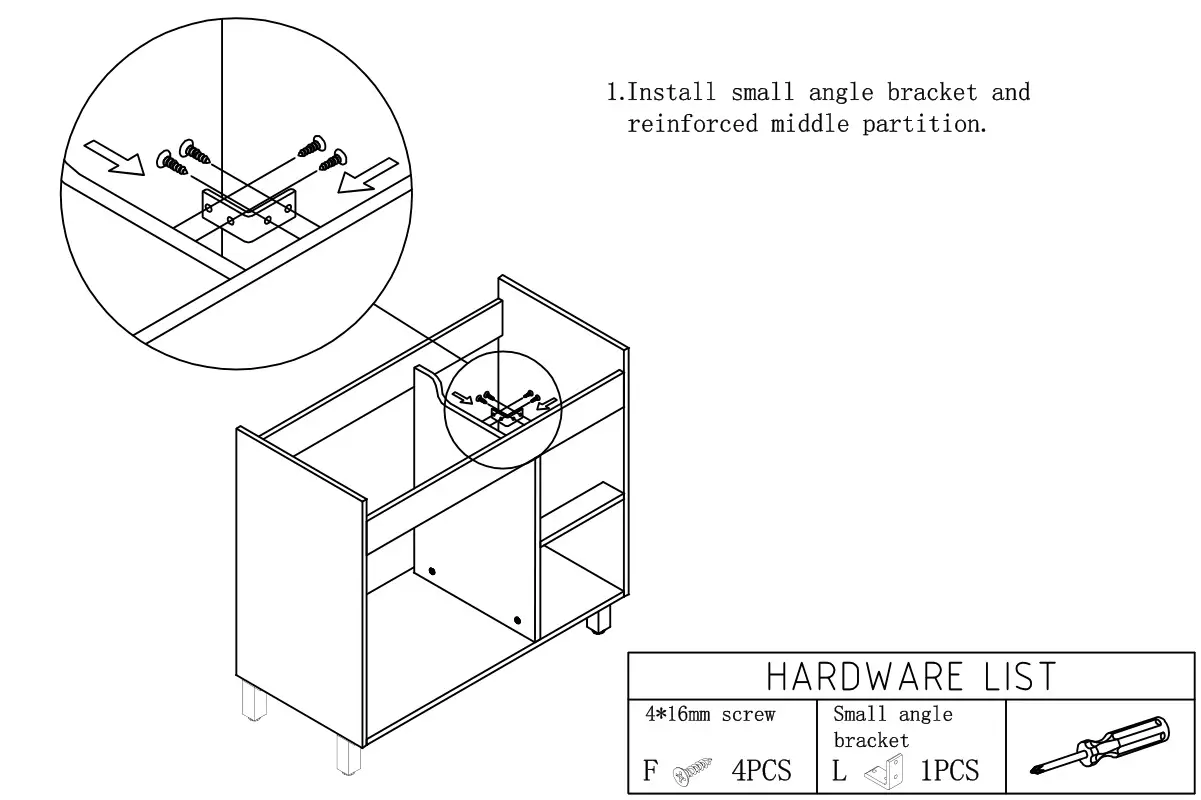 Menards HESEBC046 Briarwood Highpoint 42 W x 18 D Fog Bathroom Vanity Cabinet - STEP 8