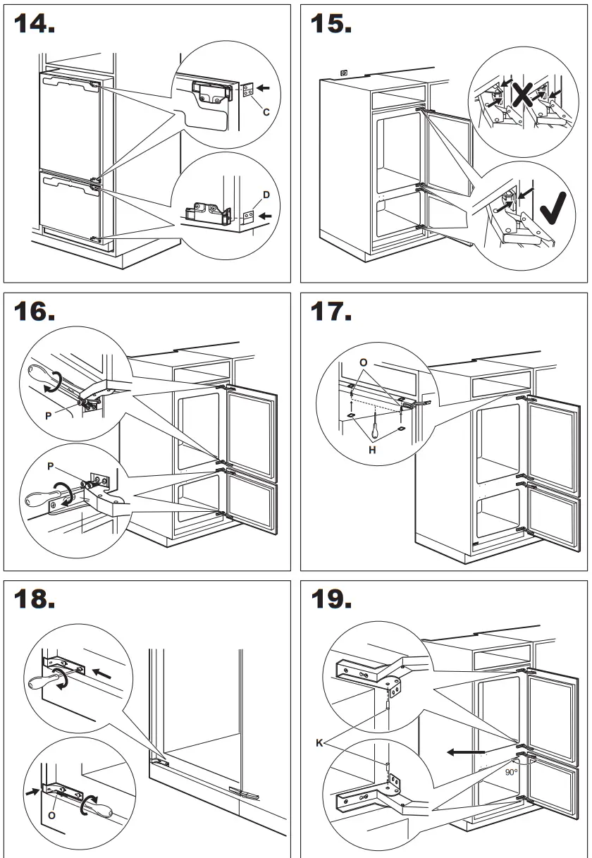 AEG 062022 Built-in Fridge Freezer - Image 15