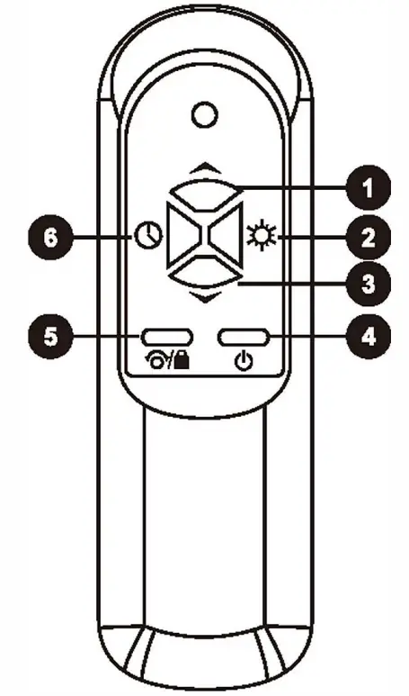 COSTWAY EP23759 1500W LED Portable Oscillating PTC Ceramic Space Heater - fig 12