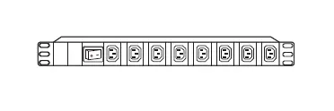 FS PDU-5158N-HBS 1U Single Phase Basic PDU Power Strips fig 2