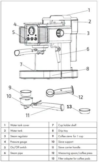 KLARSTEIN-10035564-Gusto-Classico-Espresso-Maker-FIG-2