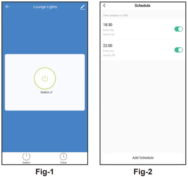 smartvuhome SHWSW1 Smart Wi Fi Light Switch 1 Gang - Light