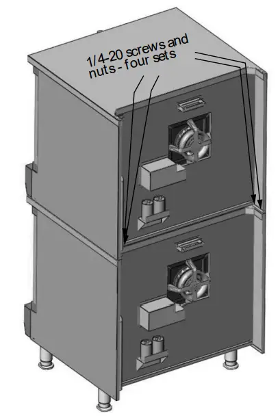 HESTAN HUCO Series Upright Convection Oven - Safe Handling