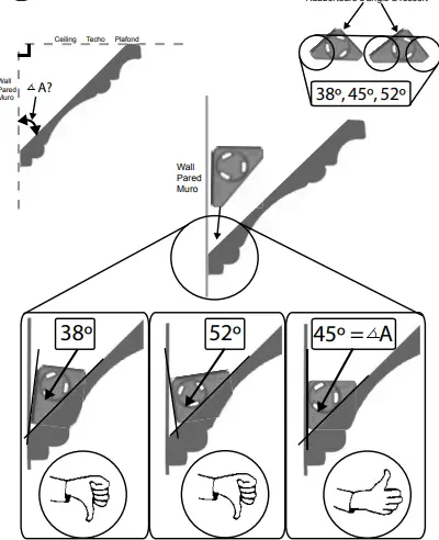 MILESCRAFT 1405 Crown45 Crown Molding Tool-fig10
