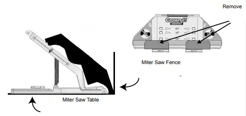 MILESCRAFT 1405 Crown45 Crown Molding Tool-fig13