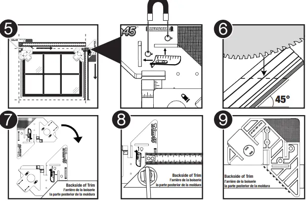 MILESCRAFT 1405 Crown45 Crown Molding Tool-fig18