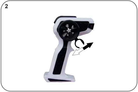 JAMARA 403640 White Mercedes-Benz Actros 5A