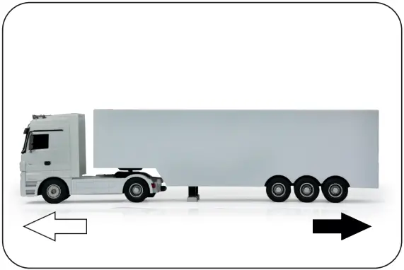 JAMARA 403640 White Mercedes-Benz Actros 5B