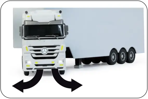 JAMARA 403640 White Mercedes-Benz Actros 6B
