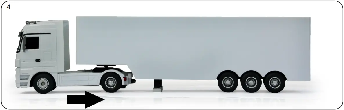 JAMARA 403640 White Mercedes-Benz Actros 7A