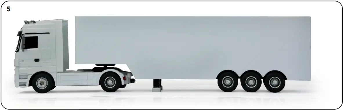 JAMARA 403640 White Mercedes-Benz Actros 8A