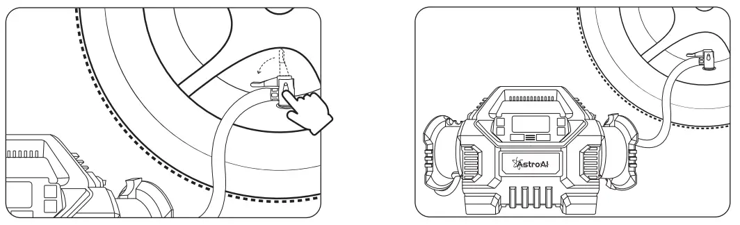 AstroAI JY23P160 2301812 Electric Pump Portable Multifunctional Air Compressor - fig7
