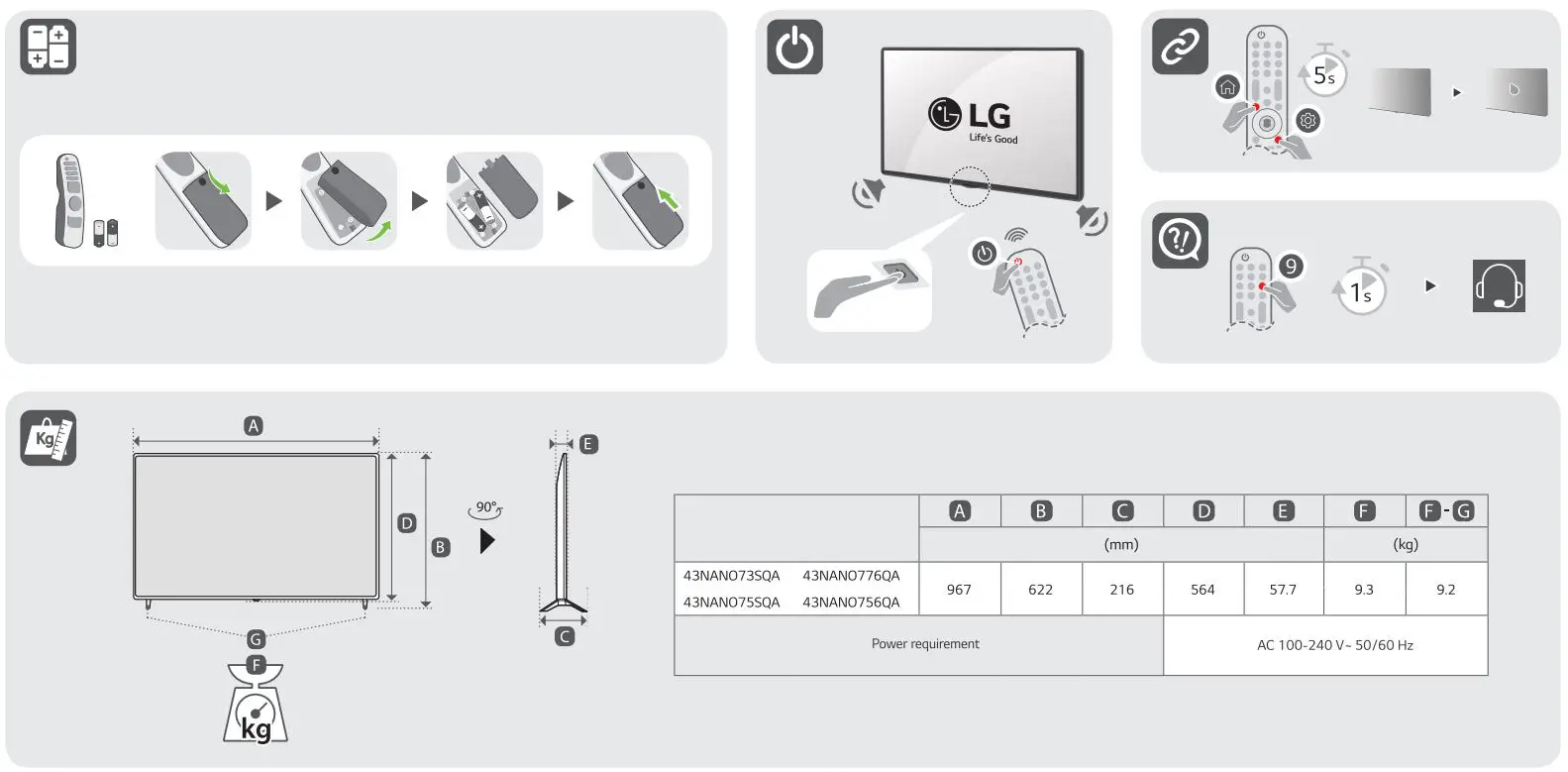 LG NANO77 55 Inch 4K HDR Smart ThinQ TV User Guide - How to use
