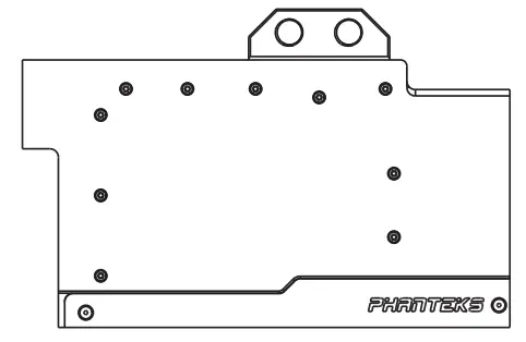 PHANTEKS GLACIER G3090Ti Gigabyte Water Block - fig1