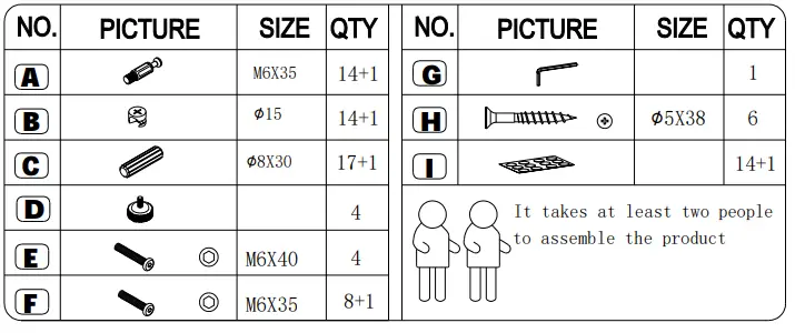 Tribesigns-Earlimart-White-and-Walnut-Engineered-Wood-and-Metal-3-Shelf-Etagere-Bookcase-FIG-3